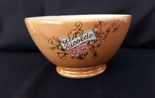 ANTICA SCODELLA TAZZA CERAMICA PIEMONTESE CHIUSA BESIO VINTAGE MISURA GRANDE
