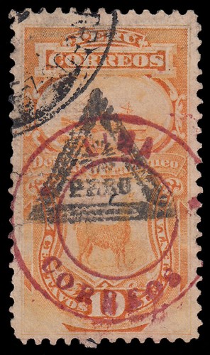 Perù tazze 1883 - 29, busta