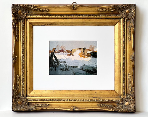 Dipinto olio con cornice