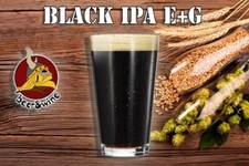 KIT RICETTA BIRRA ARTIGIANALE FATTA IN CASA E+G BLACK IPA (23 LT)
