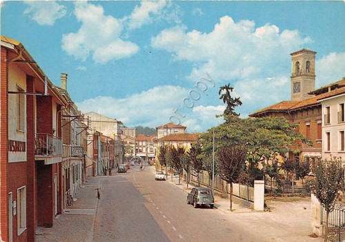 Cartolina quistello via - quistello,