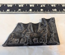 Antique Lead Toy Mold Sheep