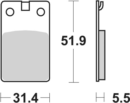 Sbs brake pads front for - sbs,