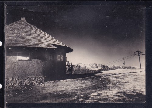 Cartolina baita tonda alla - baita,
