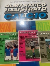 PANINI CALCIATORI ALMANACCO ILLUSTRATO DEL CALCIO 1974-1975-1976
