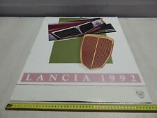 CALENDARIO ORIGINALE 1992 LANCIA DEDRA THEMA DELTA INTEGRALE FLAMINIA AURELIA ..