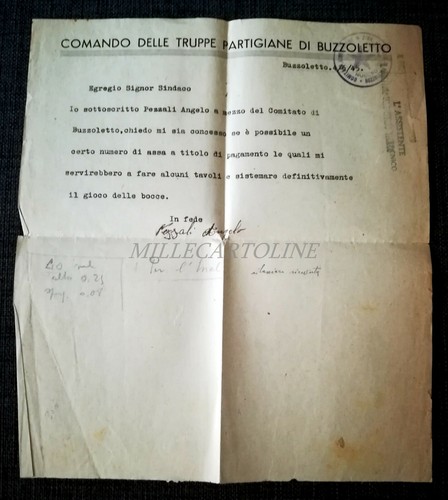 Comando truppe partigiane - comando,