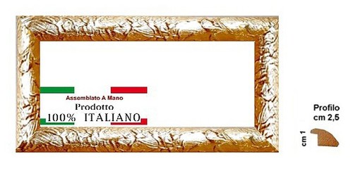 Cornice oro legno - oro, per