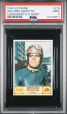 1968 Panini Campioni Dello Sport Giacomo Agostini Racing Card PSA 9 POP 2 CAPRA