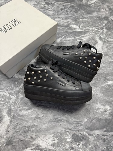 Scarpe con plateau borchie - plateau,