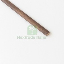 5PZ QUARTO DI TONDO 14X14 MM MDF 240 CM NOCE SCURO: