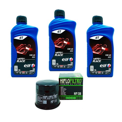 Kit tagliando olio elf moto4 - kit,