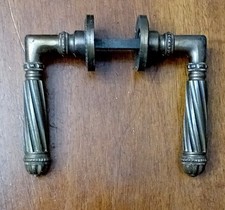 MANIGLIA IN OTTONE PIENO, PER PORTA,  VINTAGE