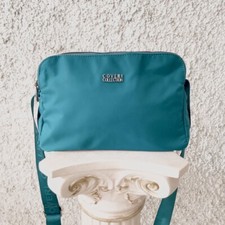 ENRICO COVERI COLLECTION BORSA TRACOLLA VERDE PETROLIO CASUAL PRATICA COMODA