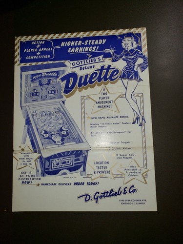 Gottlieb duette deluxe - gottlieb,