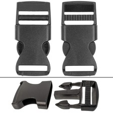 Fibbie a Scatto Doppie Dimensione 32 mm 2 Pz Fibbia Clip da Cintura Fibbia 