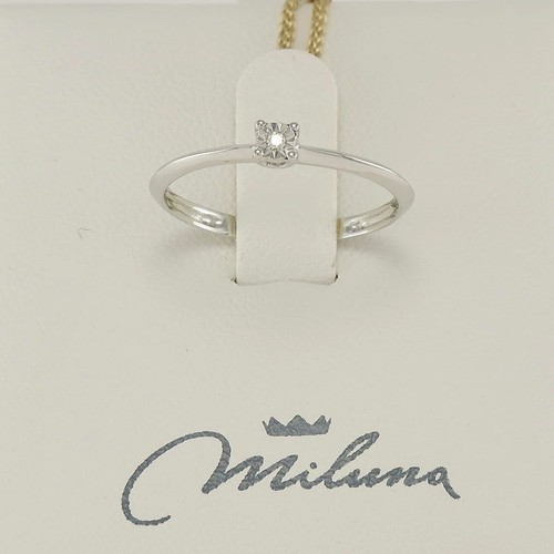 Anello solitario miluna - anello,