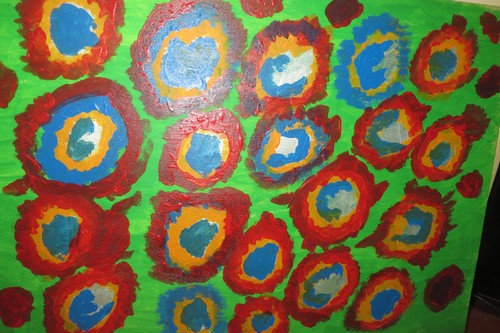 Quadro dipinto mano - mano, acrilico