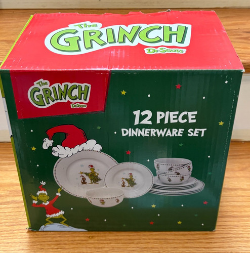 Set stoviglie pezzi grinch - stoviglie,