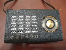 Radio  VOXSON ZEPHYR  a transistor  funzionante con fodero cuoio - 1964