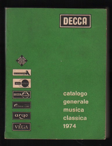 Catalogo generale musica - catalogo,