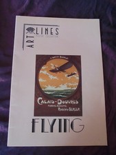 ART LINES POSTER COLLECT. FLYING VINTAGE ANNI 20/30 DECO LIBERTY AVIAZIONE RARO