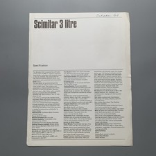 Reliant Scimitar 3 Litre