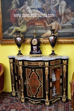 Servante stile Napoleone III Boulle a tre sportelli