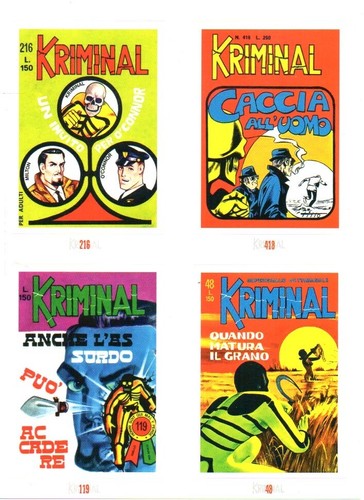 Kriminal colori adesivi - -,