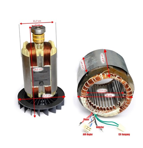 Detec statore rotore bobina - detec.,
