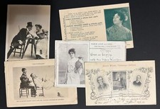 Lotto di 65 cartoline tema attori teatrali e personaggi Germania inizio 1900