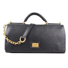 Borsa Dolce e Gabbana Mini Miss Sicily in pelle nera
