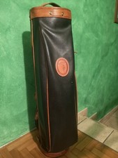 TRUSSARDI - Sacca da golf in pelle blu + copri mazze