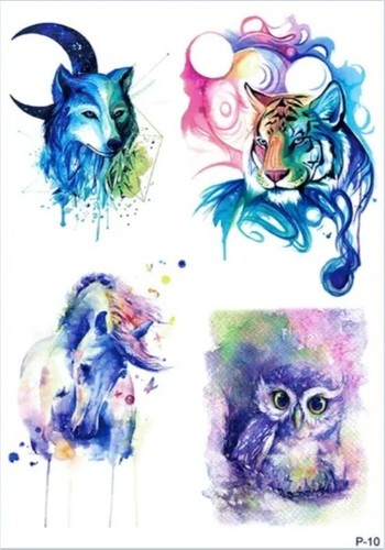 Animal tatuaggi temporanei - animal,