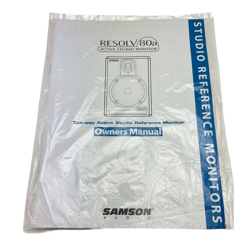 Samson audio resolv 80a - audio,