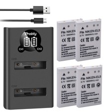 EN-EL5 Batteria + Caricatore