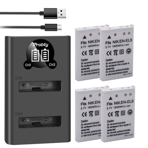 El5 batteria caricatore - en-el5, +