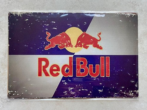 Insegna metallo red bull - insegna,