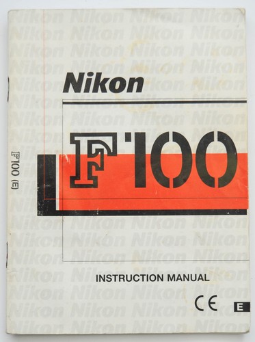 Nikon f100 manuale - manuale, di