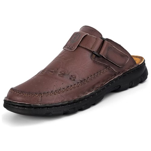 Buguki uomo pelle sandali - pelle,