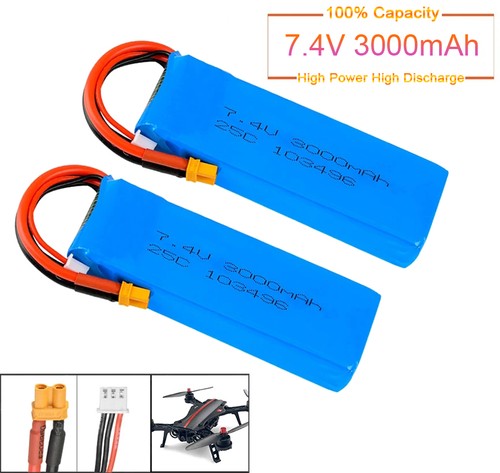 Batteria lipo 3000mah 25c - batteria, 7.4v