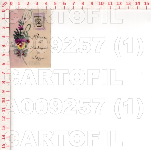 A9257 holy card santino - holy, 1905