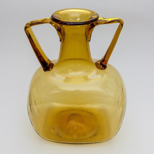 Vaso vetro colore - vaso, giallo