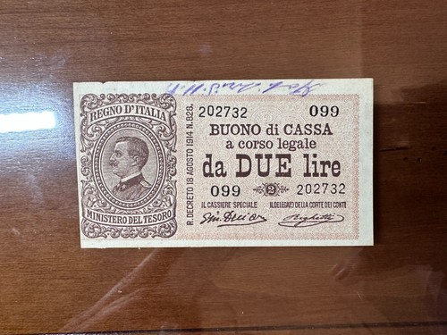 Banconota lire vittorio - banconota,
