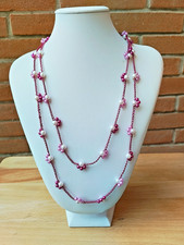 Collana uncinetto filo Lurex e