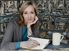 J K Rowling Hand Signed Harry