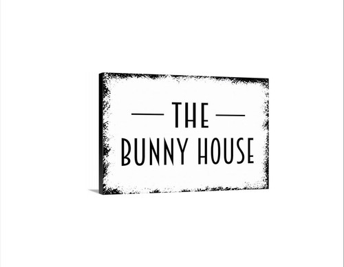 Insegna the bunny - bunny, house