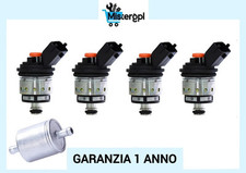 4 INIETTORI gpl LANDI RENZO ORIGINALI TAPPO ARANCIONE SPINA MTA FCA FIAT