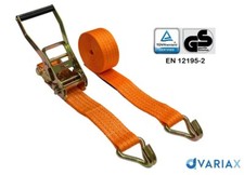 CINGHIA ANCORAGGIO A CRICCHETTO E GANCIO A UNCINO PORTATA DA 1000 A 3000 KG