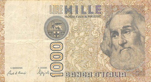 Italy 1000 lire - italy,
